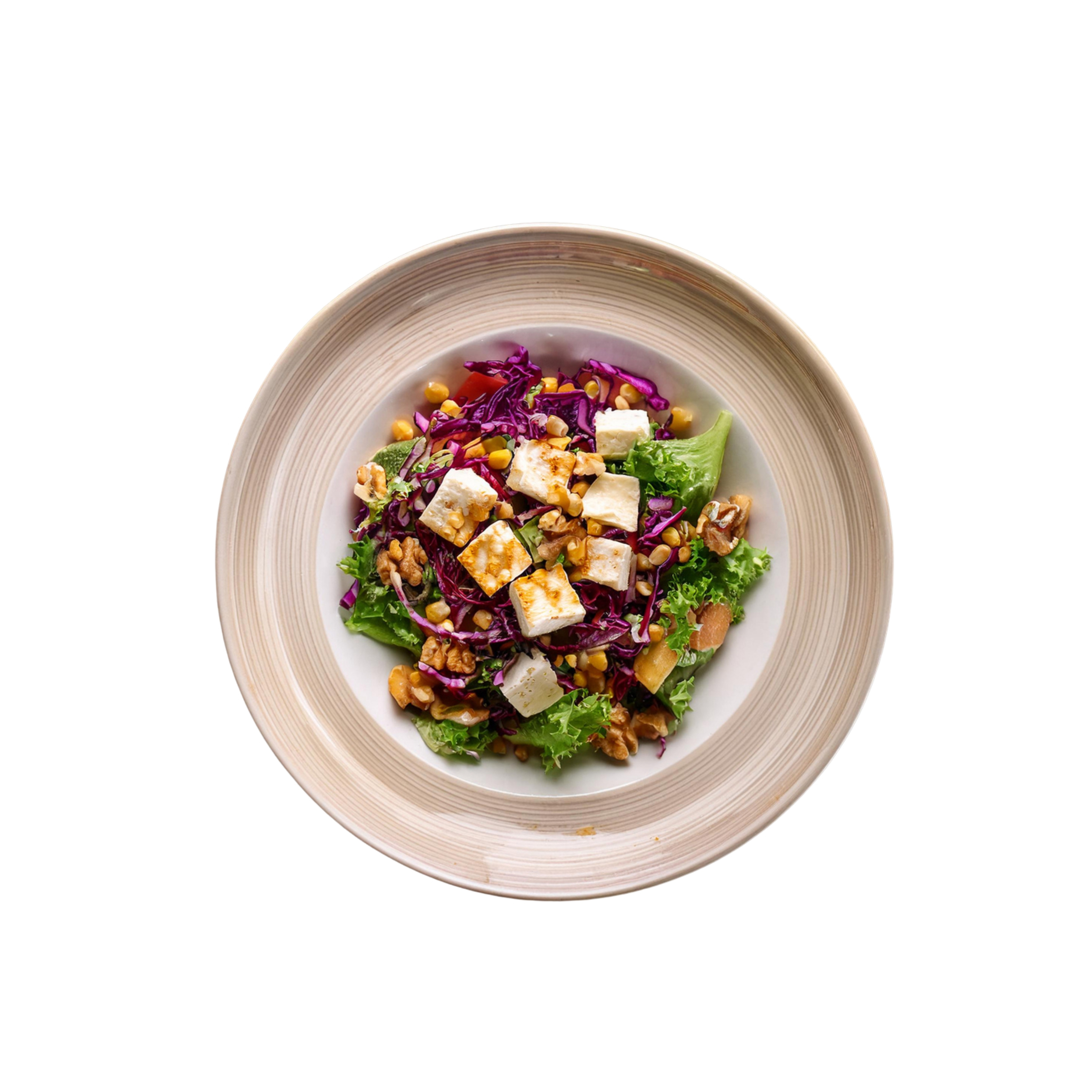 Hellım Peynırlı Salata